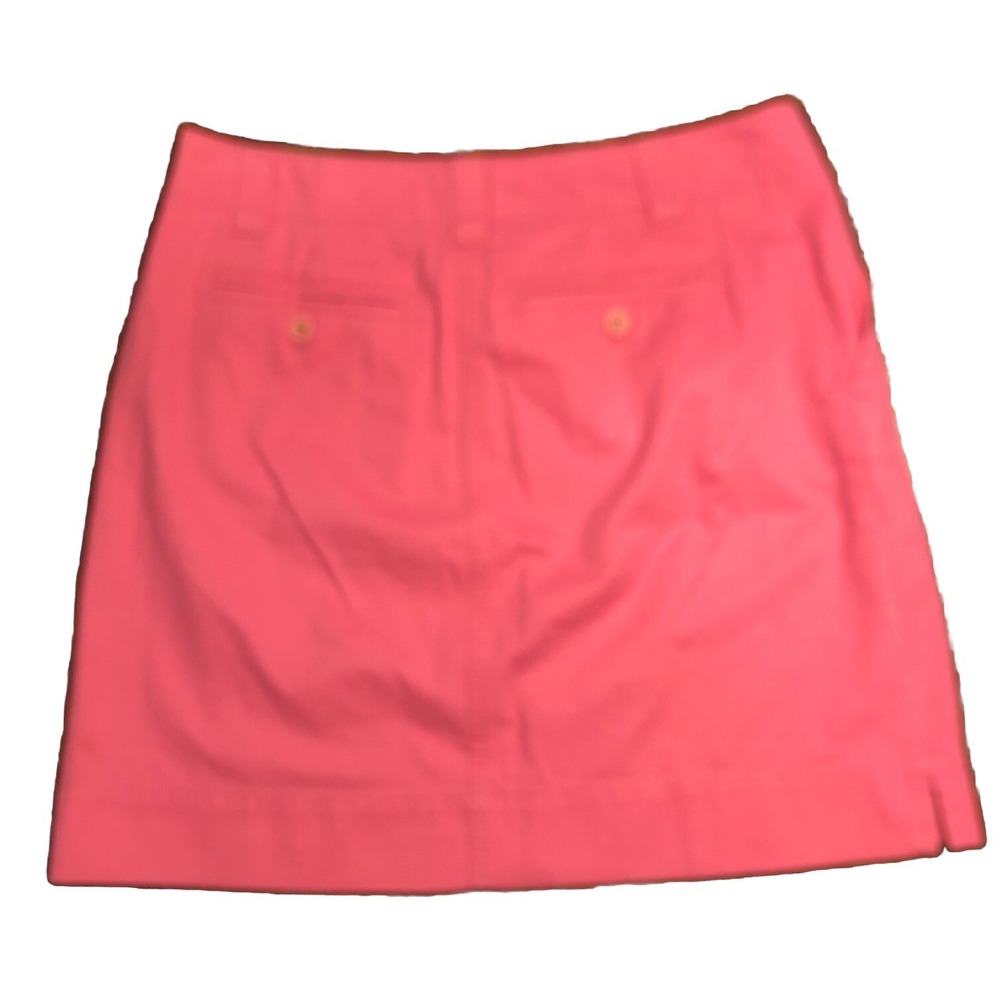 LILLY PULITZER Women's Size 0 Pink Skirt Cotton Mini Palm Tree Pockets - Picture 4 of 13